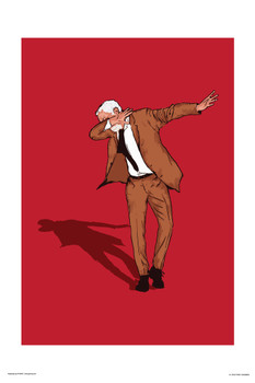 Jeremy Corbyn Dabbing Funny Cool Wall Decor Art Print Poster 12x18