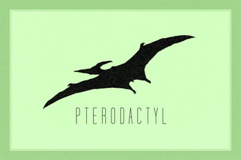 Dinosaur Pterodactyl Green Dinosaur Poster For Kids Room Dino Pictures Bedroom Dinosaur Decor Dinosaur Pictures For Wall Dinosaur Wall Art Prints for Walls Cool Wall Art Print Poster 36x24