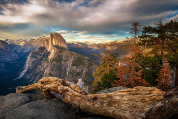 Glacier Point Yosemite Valley Landscape Vista Sunset Photo Cool Huge Large Giant Poster Art 54x36