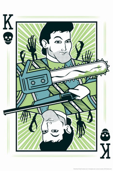 Hail To The King Baby Playing Card Movie Laminated Dry Erase Sign Poster 12x18