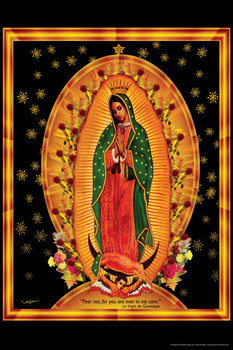 Our Lady of Guadalupe Famous Motivational Inspirational Quote Religious Art Cool Wall Decor Art Print Poster 12x18