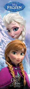 Frozen Movie Anna Elsa Giant Door Cool Wall Decor Art Print Poster 21x62