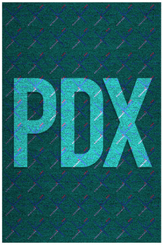 Portland International PDX Airport Carpet Cool Wall Art Print Poster 12x18