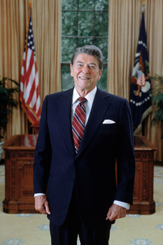 Ronald Reagan Official Presidential Portrait Photo Cool Wall Decor Art Print Poster 12x18