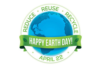 Laminated Happy Earth Day April 22 Reduce Reuse Recycle Sign Poster Environmental Eco Global Health Poster Dry Erase Sign 12x18