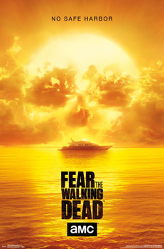 Fear the Walking Dead Skull TV Show Cool Wall Decor Art Print Poster 22x34