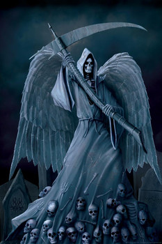 grim reaper with wings costume
