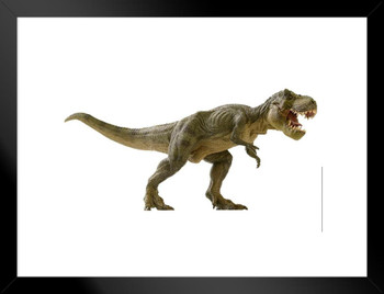 Tyrannosaurus Rex TRex Dinosaur Lifelike 3D Rendering Dinosaur Poster For Kids Room Dino Pictures Bedroom Dinosaur Decor Dinosaur Pictures For Wall Dinosaur Matted Framed Art Wall Decor 20x26