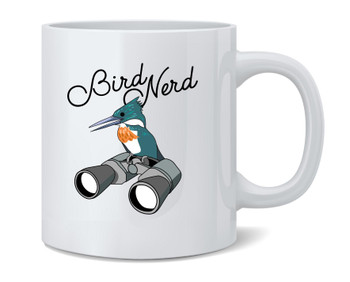 Bird Nerd Birdwatching Cute Funny Coffee Mug 12oz