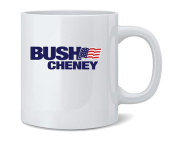 George W Bush Dick Cheney President Campaign Retro Ceramic Coffee Mug Tea Cup Fun Novelty Gift 12 oz