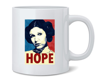 Our Princess Hope Propaganda Ceramic Coffee Mug Tea Cup Fun Novelty Gift 12 oz