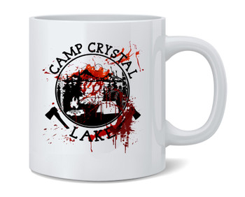 Camp Crystal Lake Counselor Costume Staff Bloody Mug 12oz