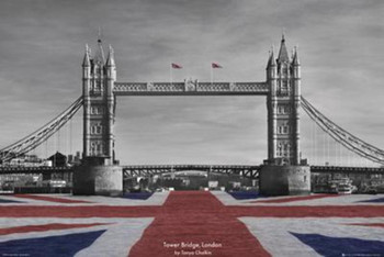 Tower Bridge London Tanya Chalkin Photo Photograph Cool Wall Decor Art Print Poster 36x24