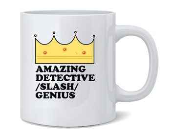 Amazing Detective Slash Genius Funny Ceramic Coffee Mug Tea Cup Fun Novelty Gift 12 oz