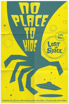Laminated Lost In Space Pilot Episode No Place to Hide by Juan Ortiz Art Print Poster Dry Erase Sign 24x36