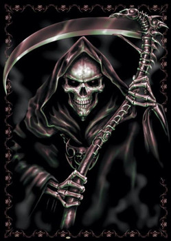 Laminated Spiral Assassin Grim Reaper Of Death With Scythe Fantasy Horror Biker Poster Dry Erase Sign 24x36 Laminated Spiral Assassin Grim Reaper Of Death With Scythe Fantasy Horror Biker Poster Dry Erase Sign 24x36