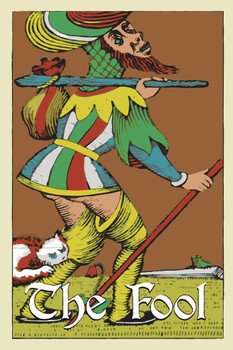 Laminated Tarot Card The Fool Poster Dry Erase Sign 24x36