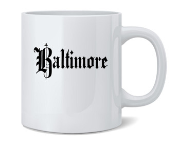 Baltimore Maryland Retro Vintage Travel Ceramic Coffee Mug Tea Cup Fun Novelty Gift 12 oz