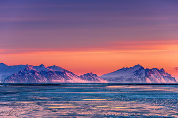 Mountain Landscape Near Reykjavik Iceland Photo Photograph Thick Paper Sign Print Picture 12x8