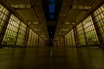 Broadway Cell Block B Alcatraz San Francisco Photo Photograph Thick Paper Sign Print Picture 12x8