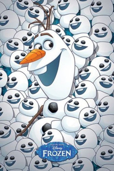 Disney Frozen Fever Olaf Snowman Collage Movie Cool Wall Decor Art Print Poster 24x36