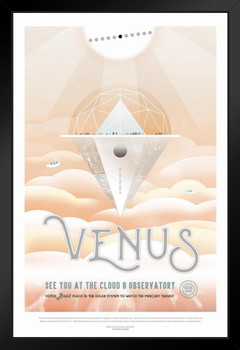 Venus NASA Space Travel Art Print Stand or Hang Wood Frame Display Poster Print 9x13