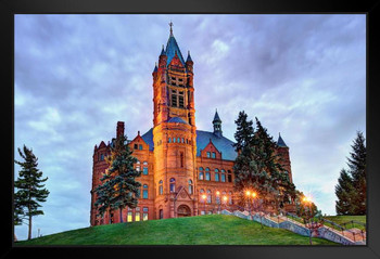 Crouse College Syracuse University Campus Photo Photograph Art Print Stand or Hang Wood Frame Display Poster Print 13x9