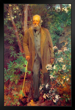 John Singer Sargent Frederick Law Olmsted Realism Sargent Painting Artwork Portrait Wall Decor Oil Painting French Poster Prints Fine Artist Decorative Wall Art Stand or Hang Wood Frame Display 9x13