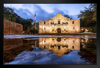 The Alamo Mission San Antonio Texas Historical Photo Photograph Art Print Stand or Hang Wood Frame Display Poster Print 13x9