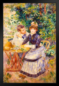 Pierre Auguste Renoir In the Garden Realism Romantic Artwork Renoir Canvas Wall Art French Impressionist Art Posters Portrait Painting Landscape Poster Stand or Hang Wood Frame Display 9x13