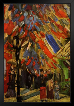 Vincent Van Gogh Fourteenth of July Celebration Paris Art Print Stand or Hang Wood Frame Display Poster Print 9x13