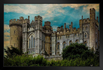 Arundel Castle by Chris Lord Photo Photograph Art Print Stand or Hang Wood Frame Display Poster Print 9x13