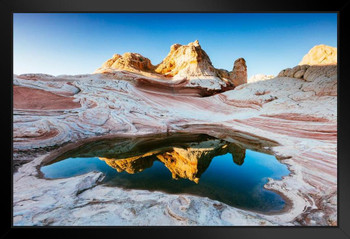 Vermillion Cliffs at Sunrise Photo Photograph Art Print Stand or Hang Wood Frame Display Poster Print 13x9