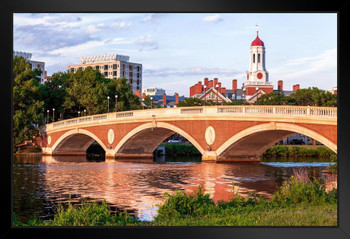 John W Weeks Bridge Footbridge Cambridge Photo Photograph Art Print Stand or Hang Wood Frame Display Poster Print 13x9