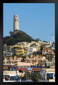 Coit Tower in San Francisco Photo Photograph Art Print Stand or Hang Wood Frame Display Poster Print 9x13