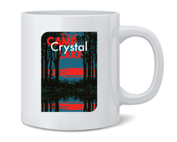 Relax At Camp Crystal Lake Retro Movie Travel Ceramic Coffee Mug Tea Cup Fun Novelty Gift 12 oz