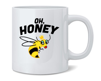 Oh Honey Drag Queen Bee Funny Cute Ceramic Coffee Mug Tea Cup Fun Novelty Gift 12 oz