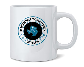Outpost 31 US Antarctica Research 80s Horror Movie Mug 12oz