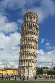 Leaning Tower of Pisa Italy Photo Photograph Art Print Stand or Hang Wood Frame Display Poster Print 9x13