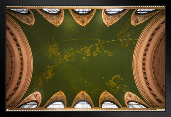 Decorated Ceiling Grand Central Station New York Photo Photograph Art Print Stand or Hang Wood Frame Display Poster Print 13x9
