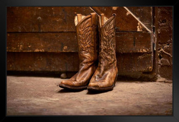 The Only Footwear For a Cowboy Photo Photograph Art Print Stand or Hang Wood Frame Display Poster Print 13x9