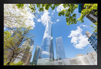 One World Trade Center in Spring New York City Photo Photograph Art Print Stand or Hang Wood Frame Display Poster Print 13x9