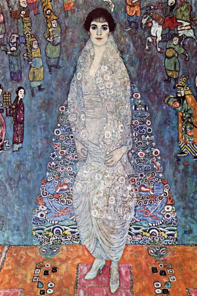 Gustav Klimt Portrait of Baroness Elisabeth Bachofen Echt Art Nouveau Prints and Posters Gustav Klimt Canvas Wall Art Fine Art Wall Decor Women Abstract Painting Thick Paper Sign Print Picture 8x12