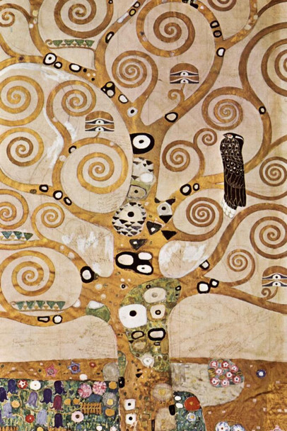 Gustav Klimt Tree of Life Stoclet Frieze Art Nouveau Prints and Posters Gustav Klimt Canvas Wall Art Fine Art Wall Decor Nature Landscape Abstract Painting Thick Paper Sign Print Picture 8x12
