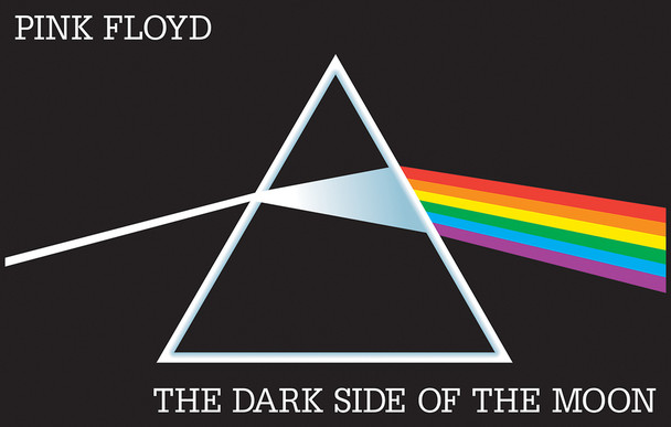 Pink Floyd Dark Side of The Moon Music UV Black Light Blacklight Poster 24x36