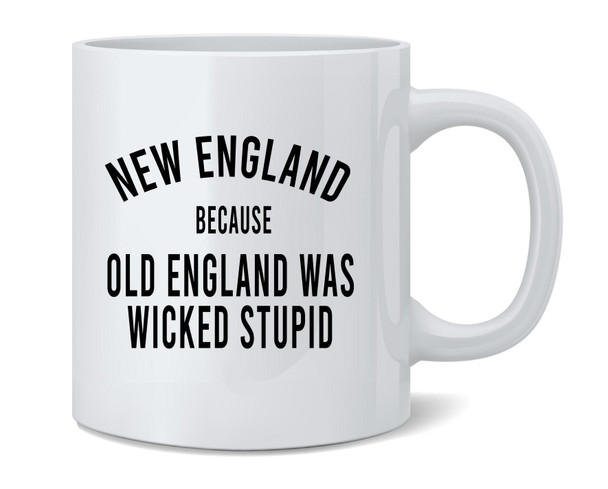 New England Because Old England Was Wicked Stupid Mug 12oz
