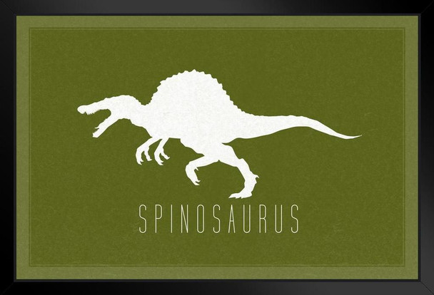 Dinosaur Spinosaurus Green Dinosaur Poster For Kids Room Dino Pictures Bedroom Dinosaur Decor Dinosaur Pictures For Wall Dinosaur Wall Art Prints for Walls Stand or Hang Wood Frame Display 9x13