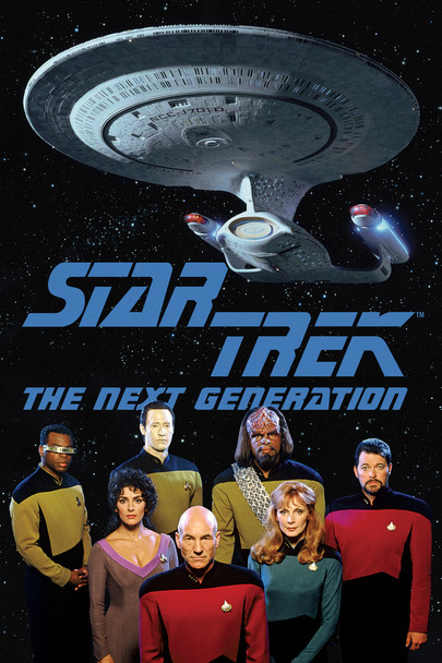 Star Trek The Next Generation Group TV Show Cool Wall Decor Art Print Poster 24x36