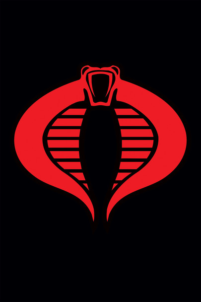 GI Joe Cobra Logo TV Show Cool Wall Decor Art Print Poster 24x36