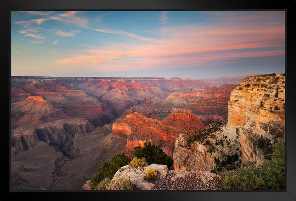 Grand Canyon National Park Photo Photograph Art Print Poster No Glare Wood Frame Display 8x12